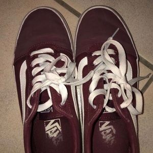 Maroon Vans